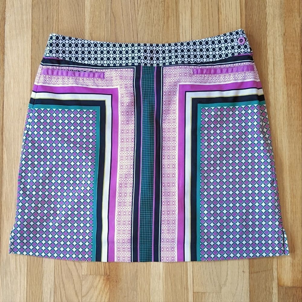 EP New York Pro golf tennis skirt skort bright colorful pattern print